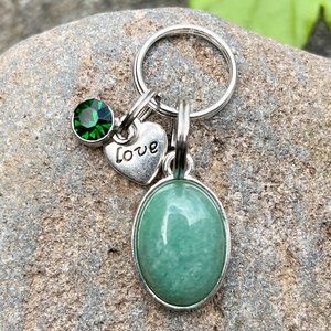 Pet Collar Charm Aventurine